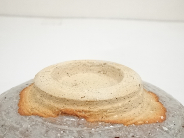 茶道具 清水正作 鉄釉 京焼 茶碗 煎茶 美品 共箱(K-YC426) IMG_1813yk.jpg